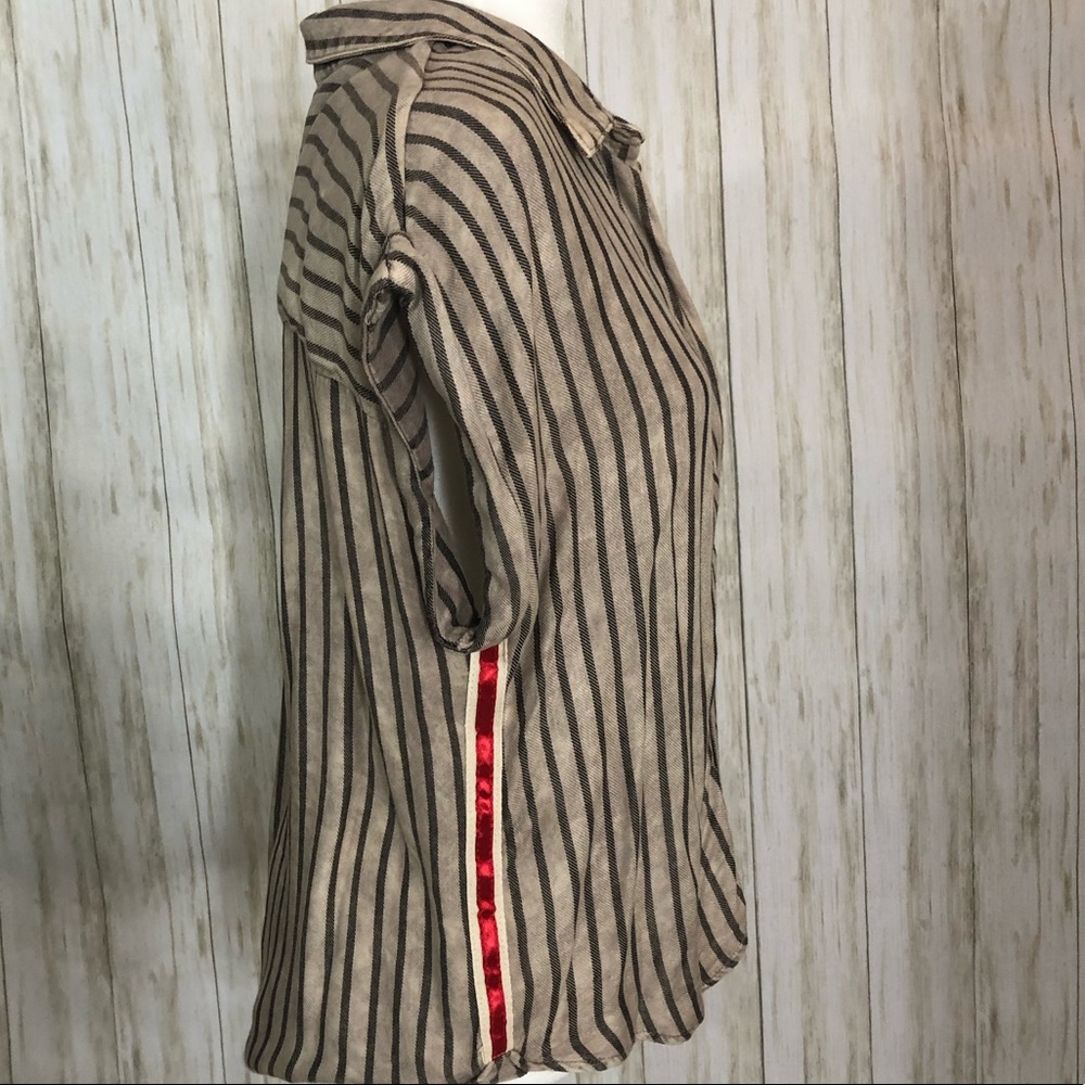 The Nu Vintage Distressed Striped Shirt